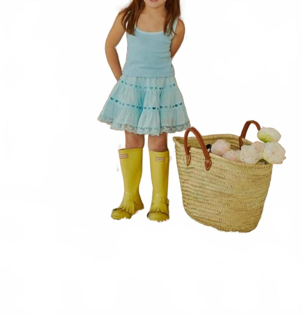 NEW THEME girls harlow cut out tank in robins egg